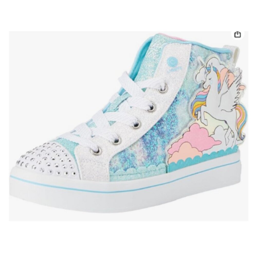 Skechers Girls' Twi lites 2.0 enchanted Unicorn Size 2